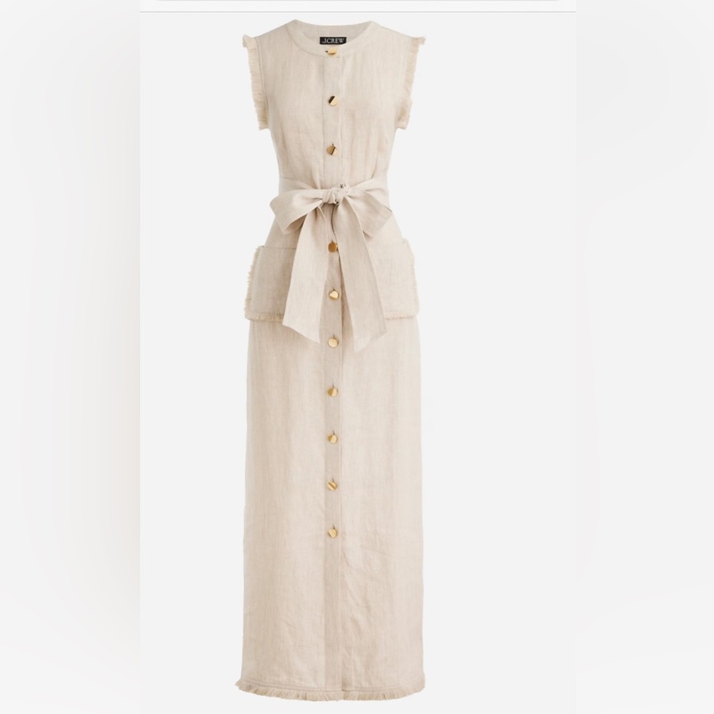 J crew fringe hem dress